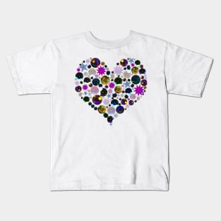 Heart of Gems and Sequins Kids T-Shirt